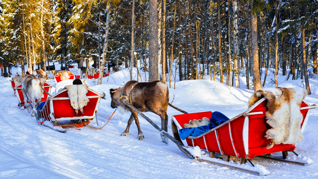 Experience the magic of Christmas! Santa Claus Village is located in Rovaniemi, Finland, the official hometown of Santa Claus.