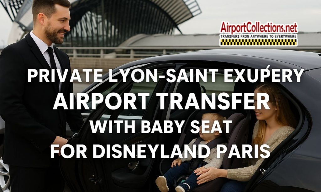 Private Lyon-Saint Exupéry Airport Transfer with Baby Seat for Disneyland Paris
